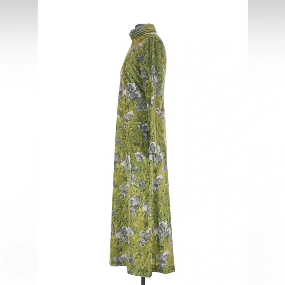 Tuckernuck Green Floral Long-Sleeve Midi Dress - Picture 5 of 7